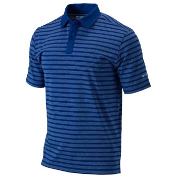 Columbia Golf Omni-Wick Gamer, Polo Azules Oscuro Para Hombre | 140395-WBX